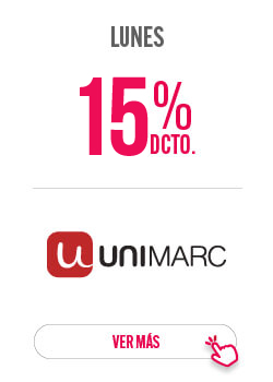 15% de descuento los días lunes en Unimarc con tarjeta abcvisa
