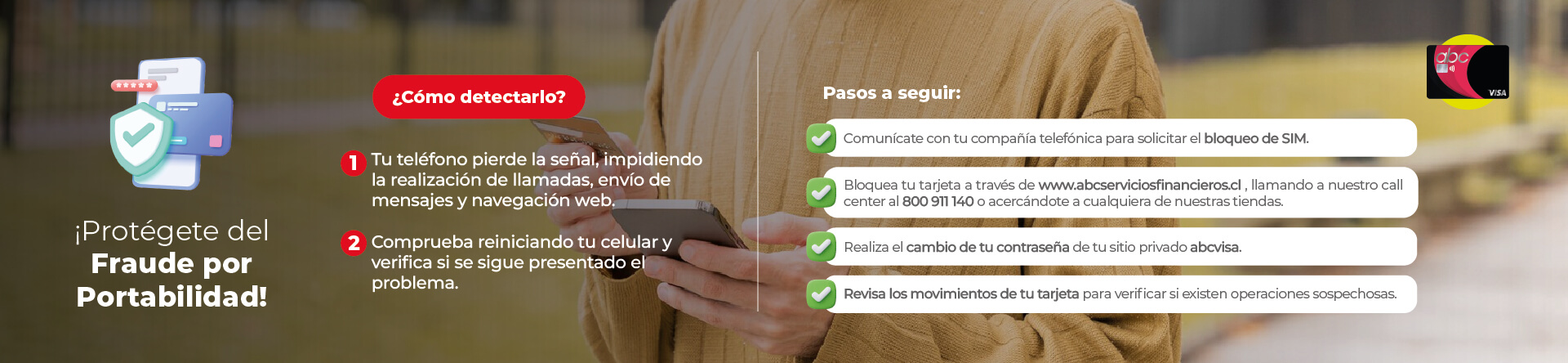 Conoce las medidas para evitar fraudes