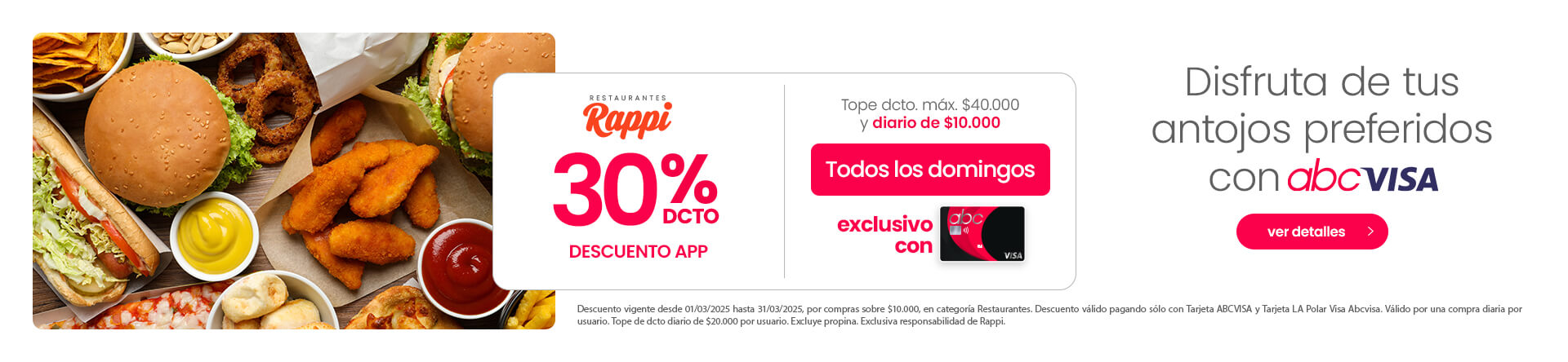 ¡Descuento en rappi usando tu tarjeta abcvisa!
