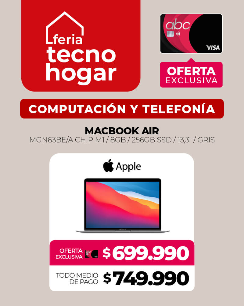 Feria Tecno Hogar! Ofertas exclusivas con tu tarjeta abcvisa en Computación y Telefonía