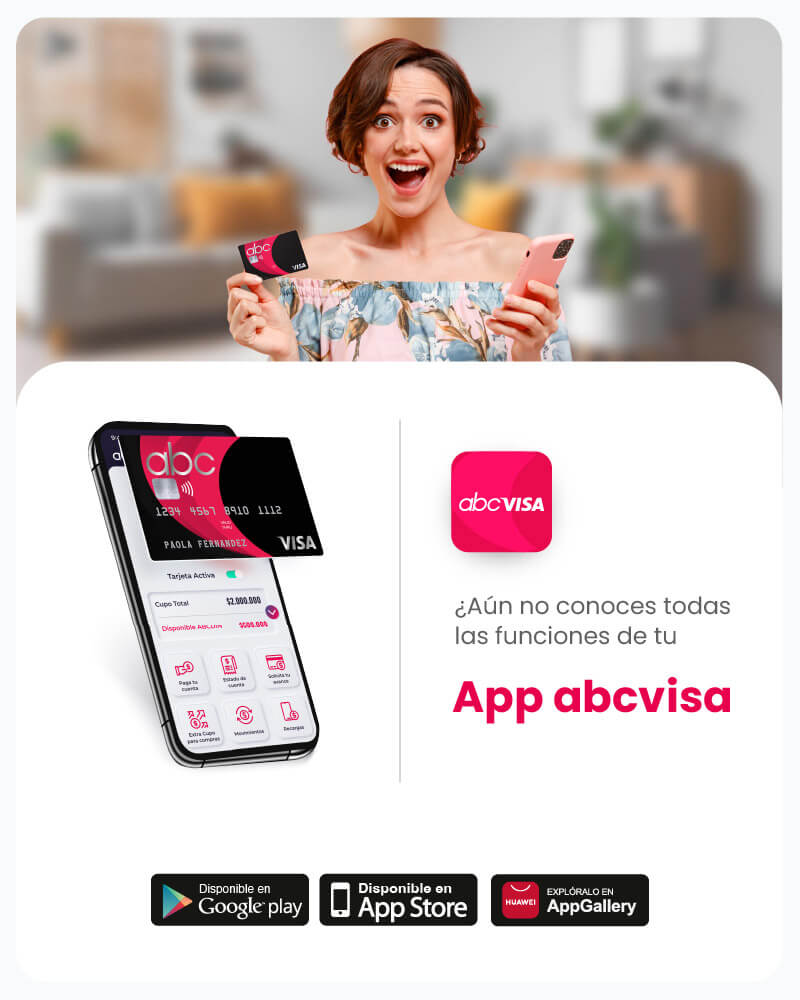 ¿Aún no conoces todas las funciones de tu App abcvisa? - abcvisa