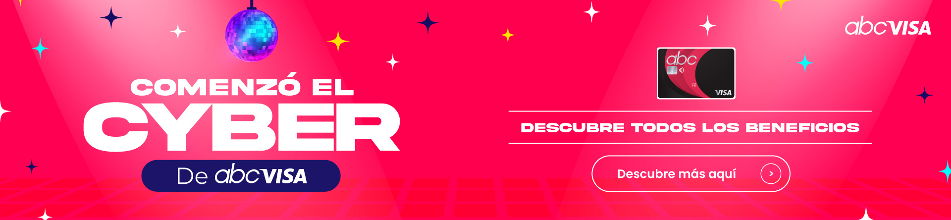 Descubre el Cyber de abcvisa y disfruta de las mejores ofertas!